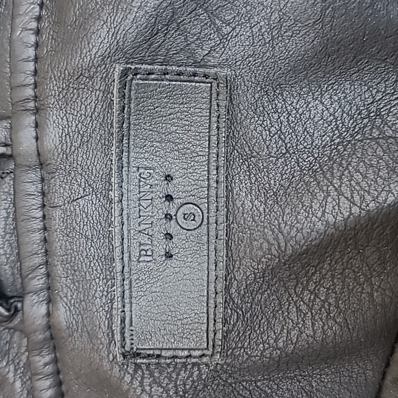 NWOT Blank NYC Love and Leave Faux Leather Moto Jacket Sz S - Picture 7 of 8